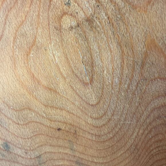 Unbranded Large Wooden Dough Bowl 12 in Hand Turned Smooth Vintage - Picture 6 of 9